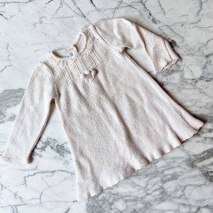 Foque Cream Knitted Dress 36M